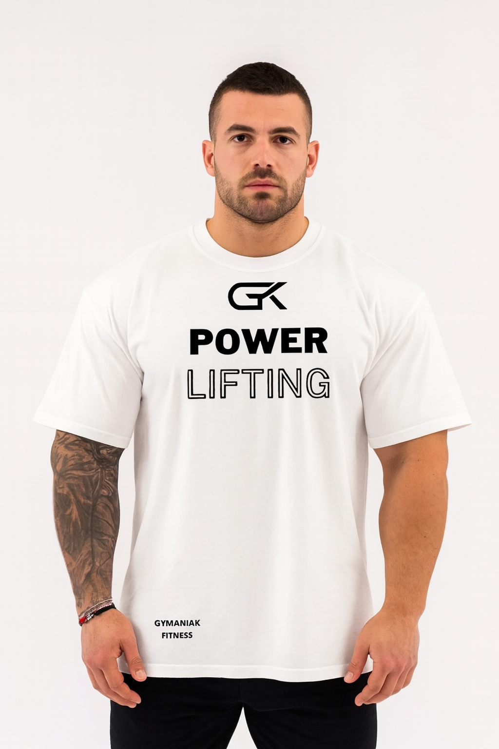 GYMANIAK 100% cotton premium oversized training shirt (Powerlifting) - Image 9