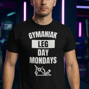 GYMANIAK LEG DAY MONDAYS 5.3 oz. T-Shirt
