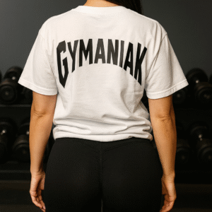 T-SHIRT AND SHORT GYMANIAK 100% COTTON SIZE LARGE FREE SHIPPING