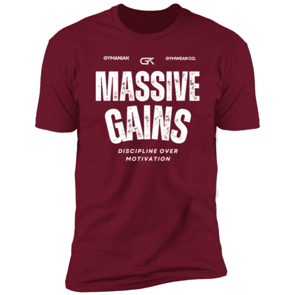 GYMANIAK MASSIVE GAINS - Z61x Premium Short Sleeve Tee