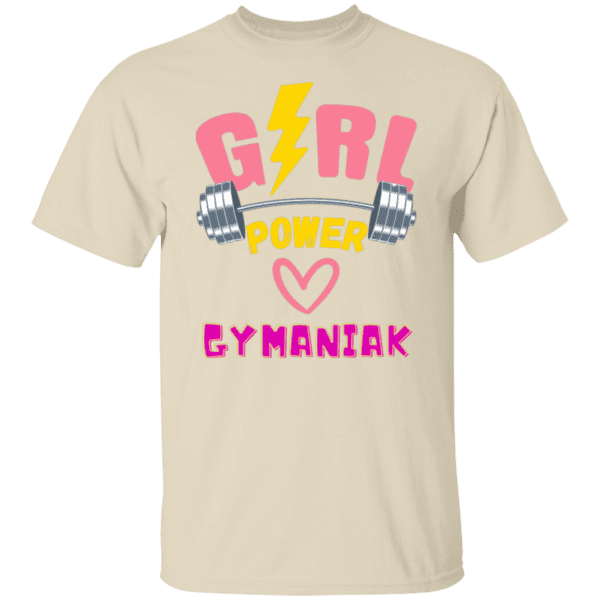 GYMANIAK GIRL POWER 5.3 oz. T-Shirt - Image 4