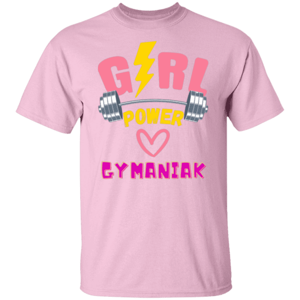 GYMANIAK GIRL POWER 5.3 oz. T-Shirt - Image 5