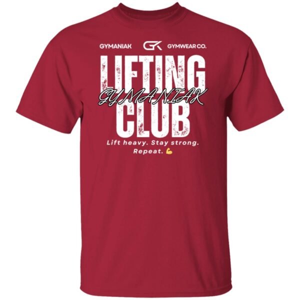 Gymaniak Lifting Club 5.3 oz. T-Shirt 10 Colors Available - Image 8