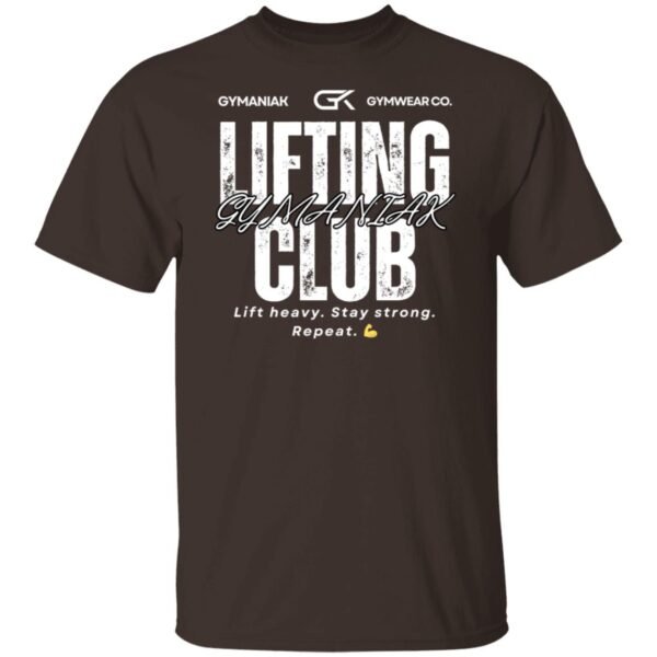 Gymaniak Lifting Club 5.3 oz. T-Shirt 10 Colors Available - Image 9