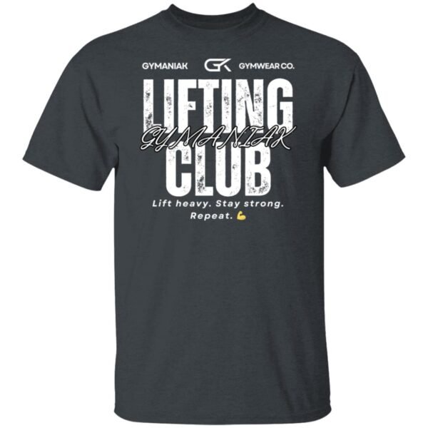 Gymaniak Lifting Club 5.3 oz. T-Shirt 10 Colors Available - Image 10