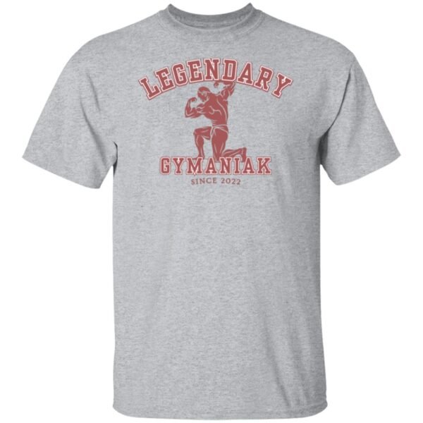 GYMANIAK LEGENDARY 5.3 oz. T-Shirt - Image 2