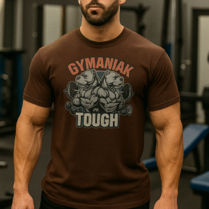 GYMANIAK TOUGH 5.3 oz. Cotton T-Shirt FREE SHIPPING