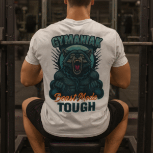 toughwolf1 GYMANIAK TOUGH WOLF Heavyweight Garment-Dyed T-Shirt