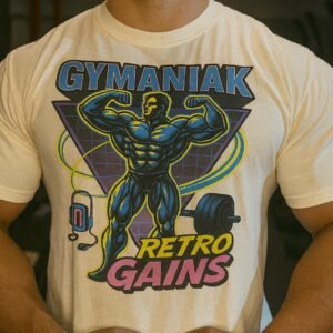 GYMANIAK RETRO GAINS SHIRT AND SHORT SIZE XLARGE