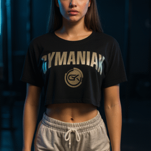Gymaniak WOMANS Set Crop Top and Short Free Shipping Size Medium