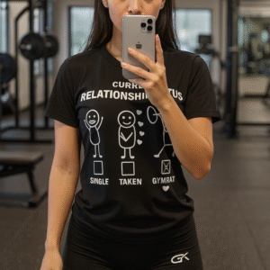 Gymaniak set T-shirt and short black size Small  LAST ONE