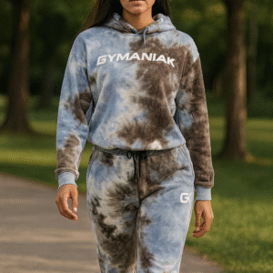GYMANIAK Tie dye hoodie set size Large LAST ONE