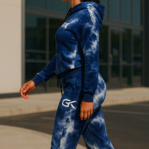 GYMANIAK Tie Dye Hoodie Set X-Large for Women's