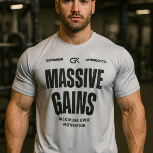 MASSIVE GAINS GYMANIAK QUICK DRYING SHIRT SIZE MEDIUM