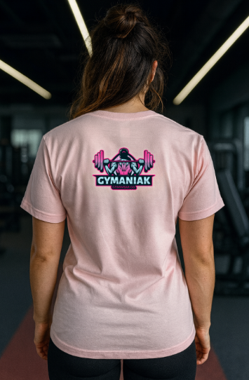 GYMANIAK WOMENS TSHIRT 100% COTTON SIZE LARGE