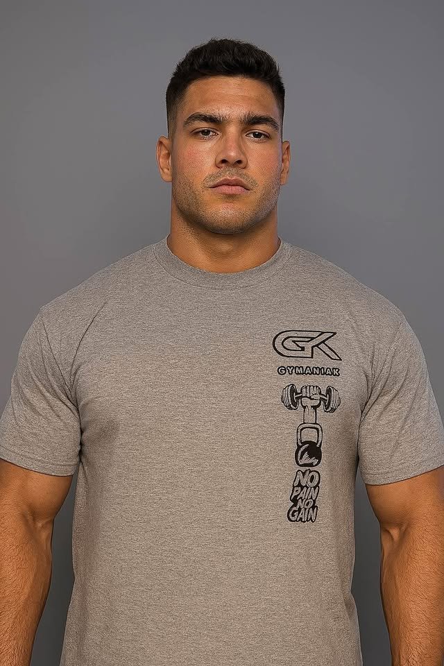 Gymaniak Gym Shirt heavyweight No Pain No Gain size X-Large - Image 2